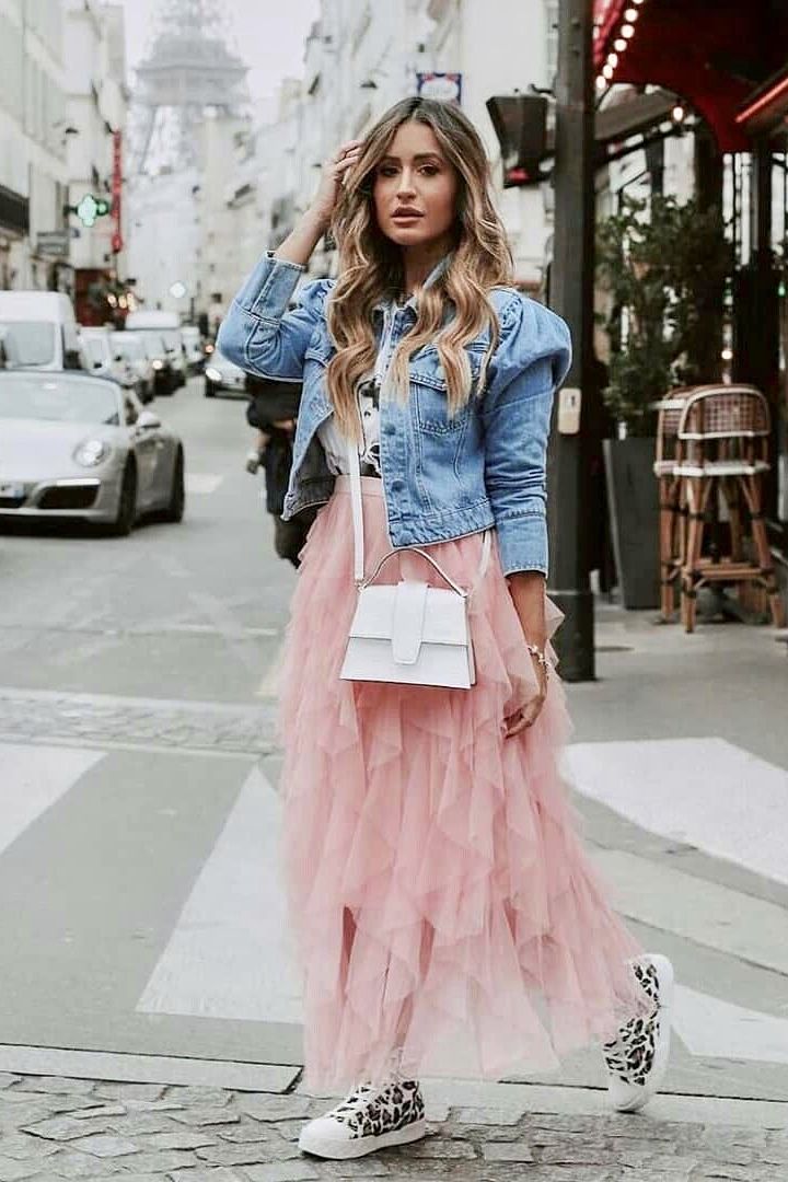 دامن طبقه ای پینترستی
