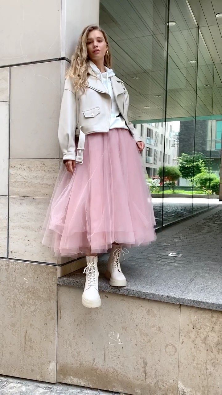 دامن طبقه ای پینترستی