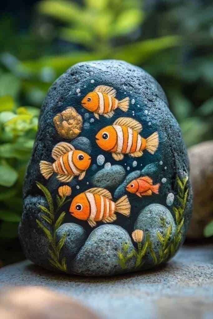 مدل تقاشی روی سنگ
