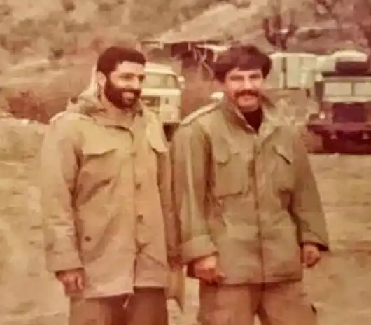 سید عبدالرحیم موسوی در جبهه جنگ