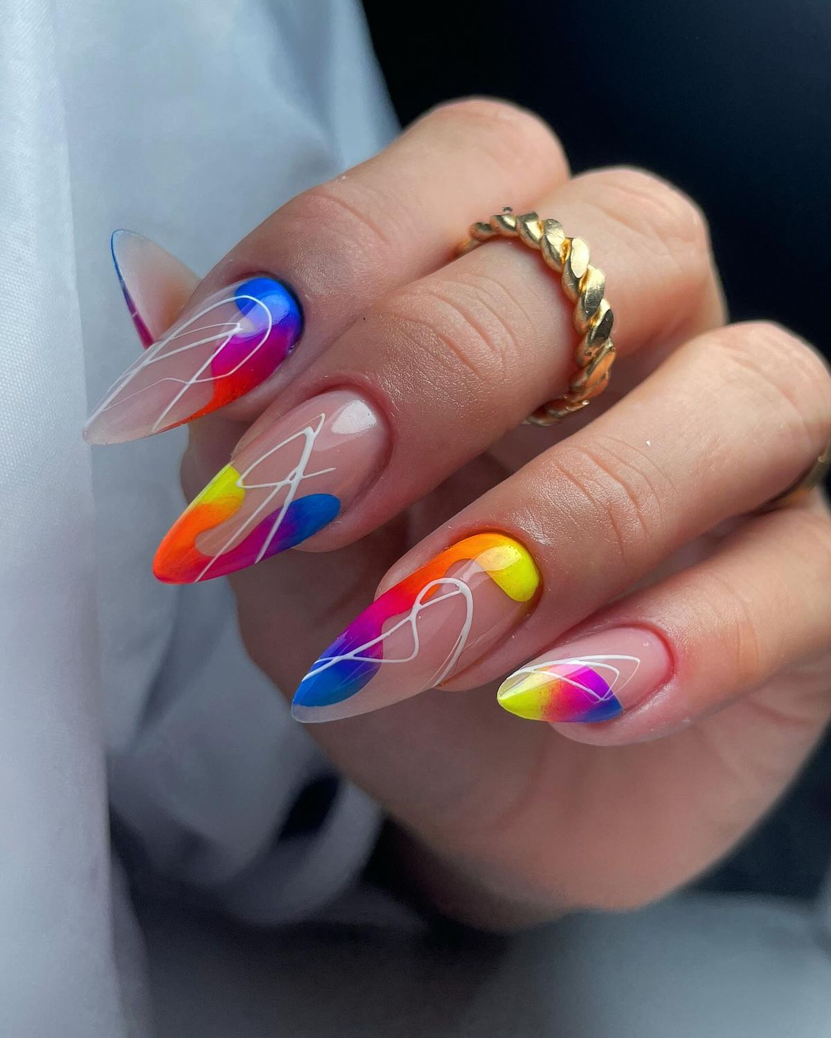 لاک ژل آیس هفت رنگ