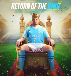 کوین دی بروینه پادشاه سیتی