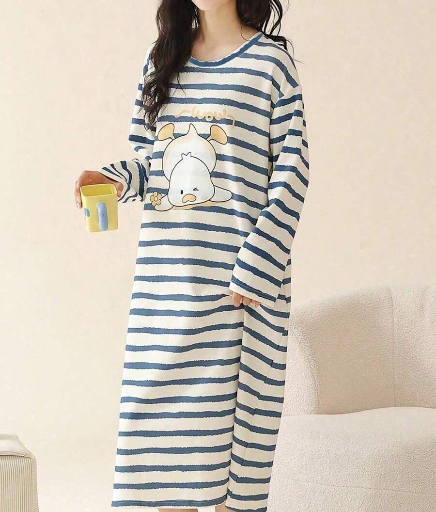 مدل پیراهن نخی برای منزل