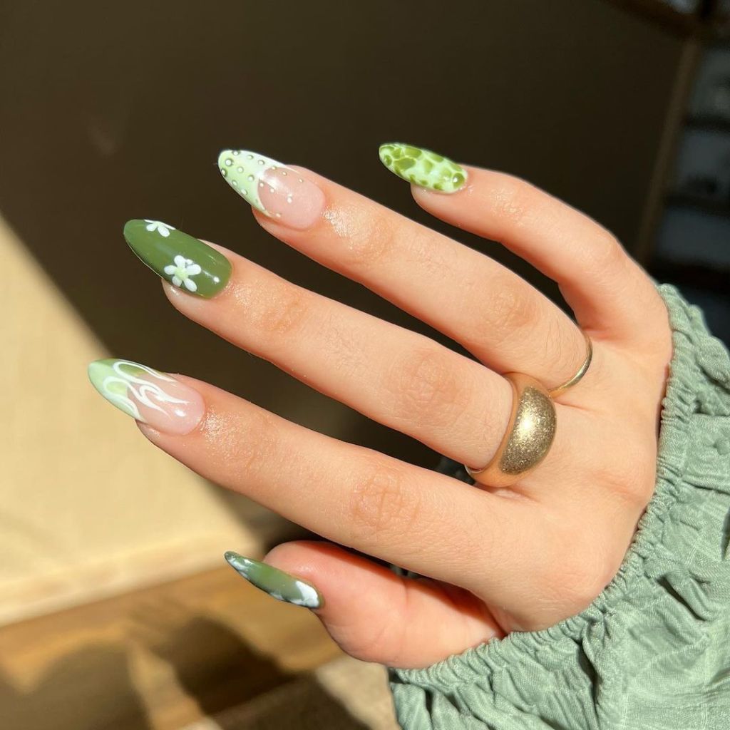 لاک ژل آیس سبز