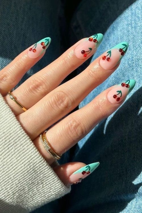لاک ناخن های میوه ای فانتزی