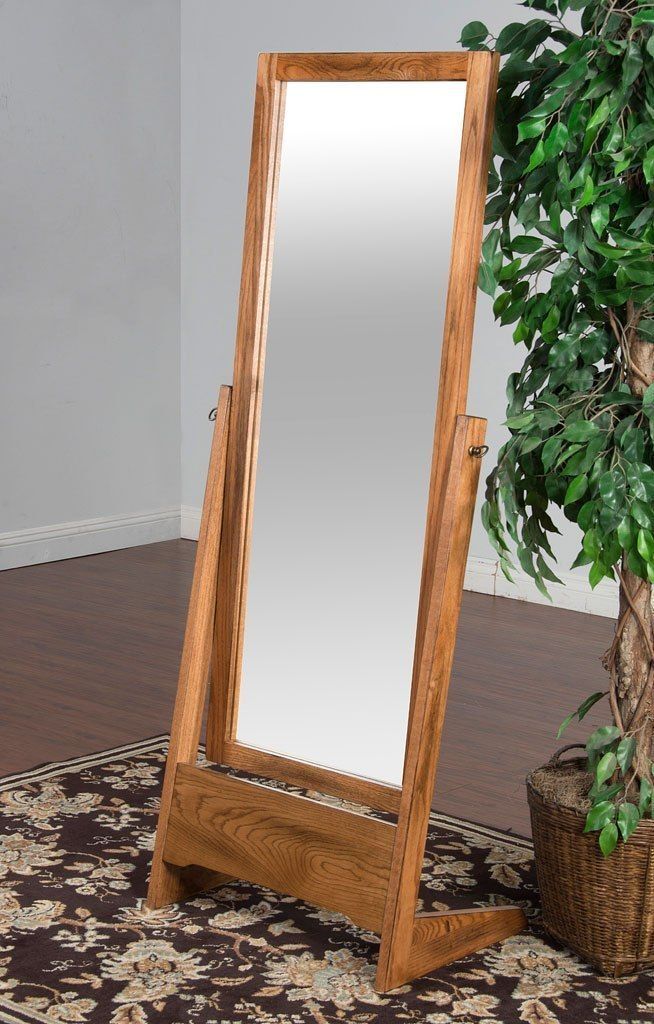 آینه قدی چوبی
