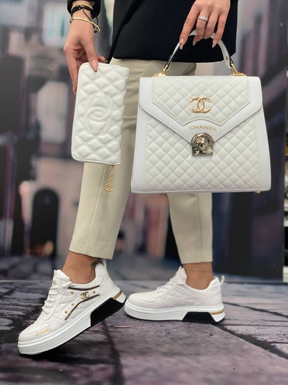 ست کیف و کتونی برند