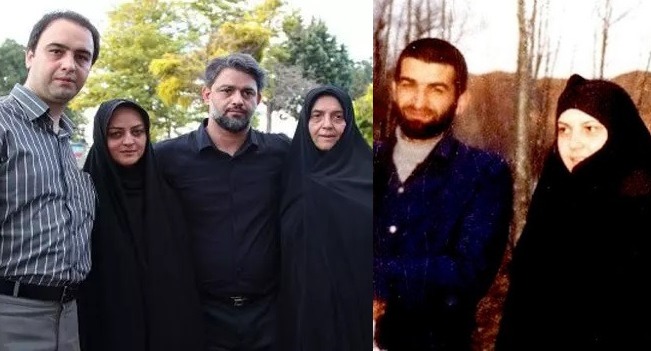 پسران شهید عباس بابایی در کنار عکس پدر 
شهید بابایی و همسرش ملیحه حکمت در جوانی
همسر و فرزندان شهید بابایی
عکس شهید عباس بابایی و همسرش

