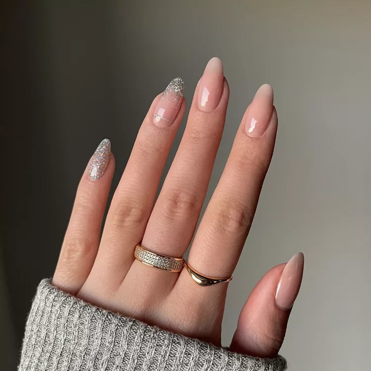 فرنچ با متال ژل نقره ای