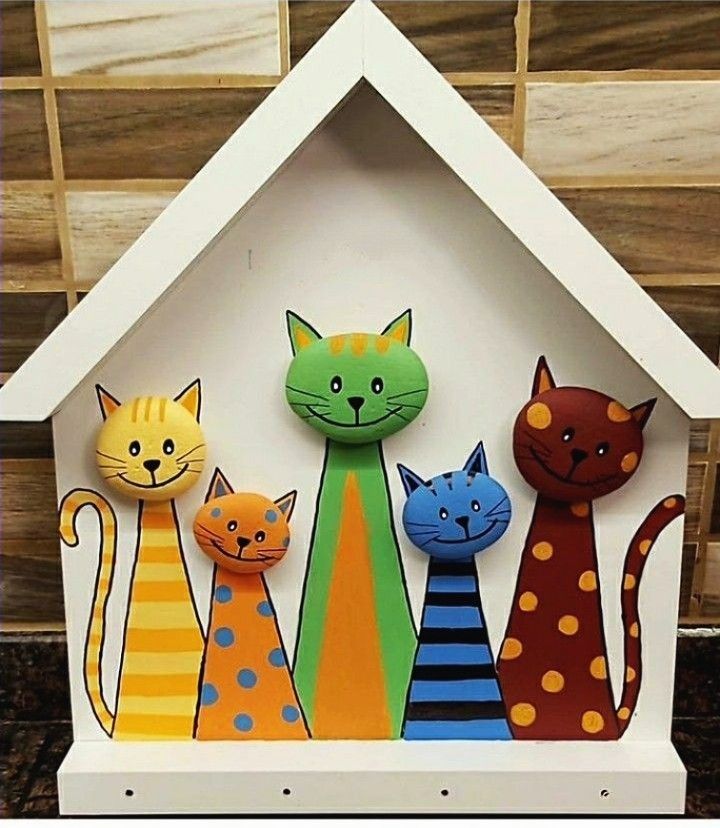 دکوری با نقاشی روی سنگ
