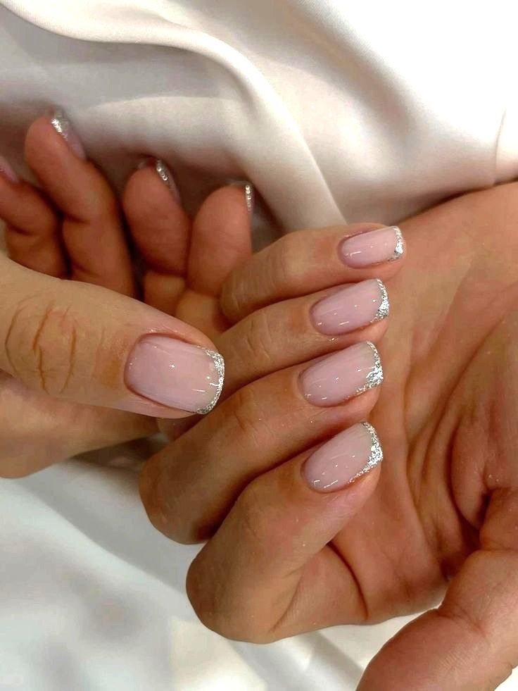فرنچ با متال ژل نقره ای