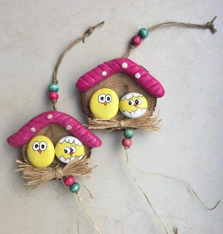 دکوری با نقاشی روی سنگ