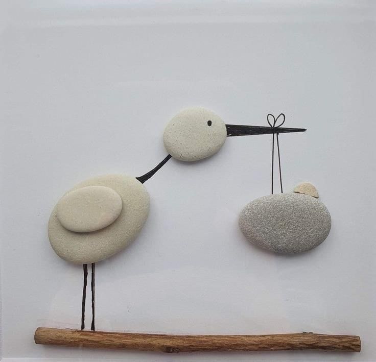 دکوری با نقاشی روی سنگ
