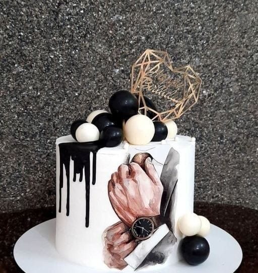 جشن تولد همسر مدل کیک تولد مردانه عاشقانه