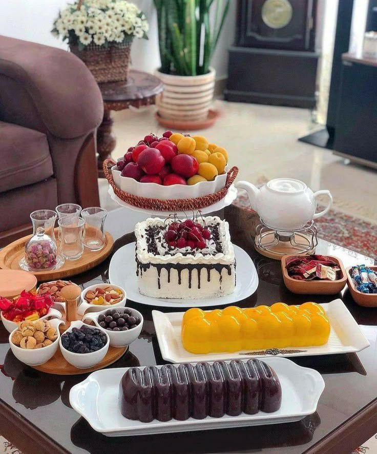 چیدمان میز مهمونی