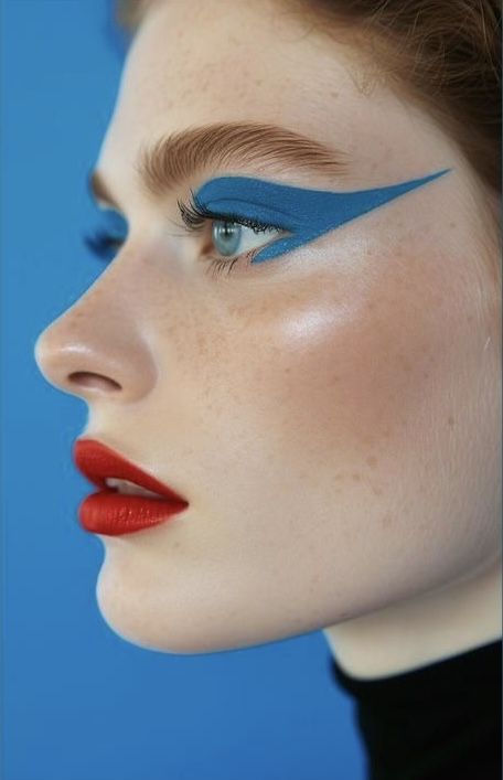میکاپ رنگی فانتزی عروسکی با رنگهای پاستلی
