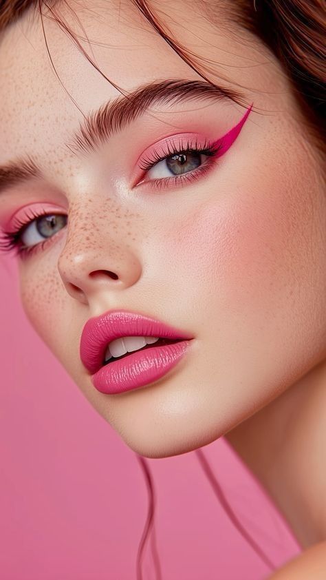 میکاپ رنگی فانتزی عروسکی با رنگهای پاستلی