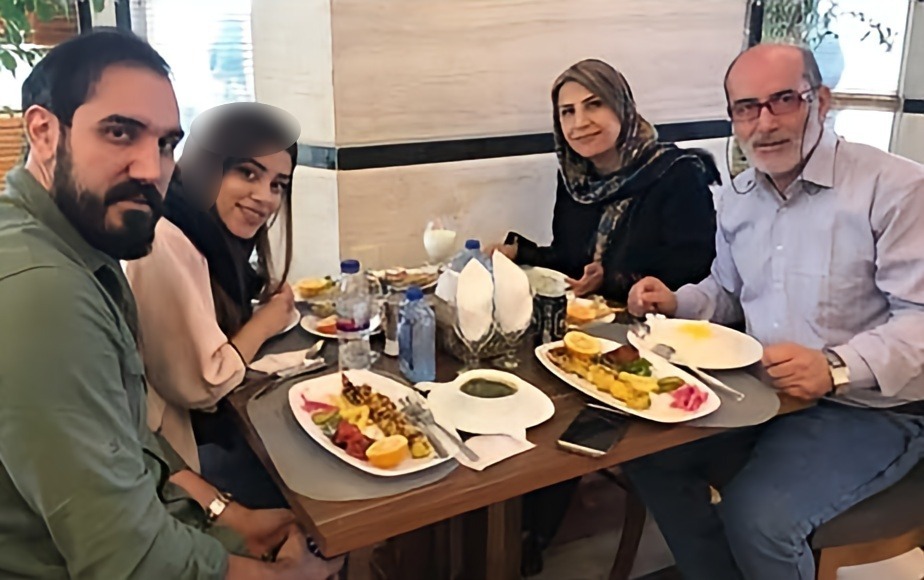 همسر و فرزندان مهرداد فلاحتگر