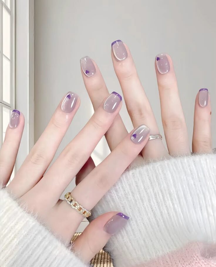 لاک ژل آیس بنفش
