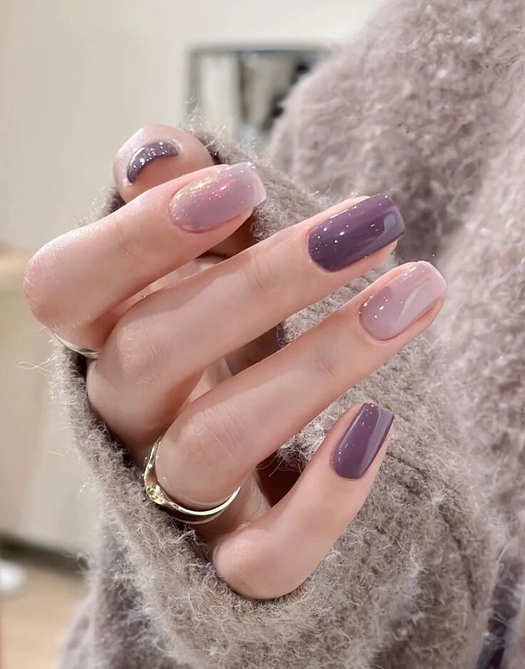لاک ژل آیس بنفش