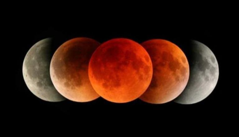 بهترین عکس ماه گرفتگی ماه خونین