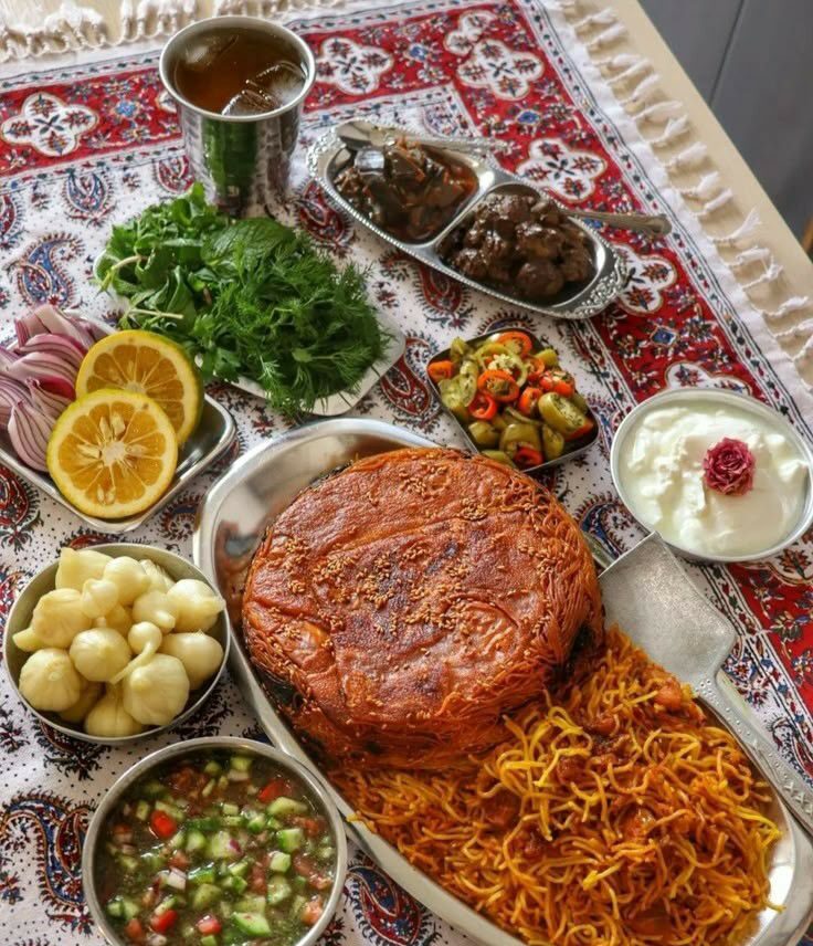 چیدمان  میز شام لاکچری