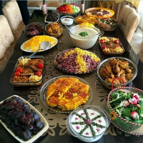 چیدمان  میز شام لاکچری