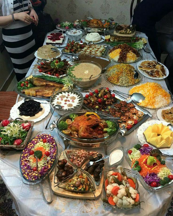 چیدمان  میز شام لاکچری