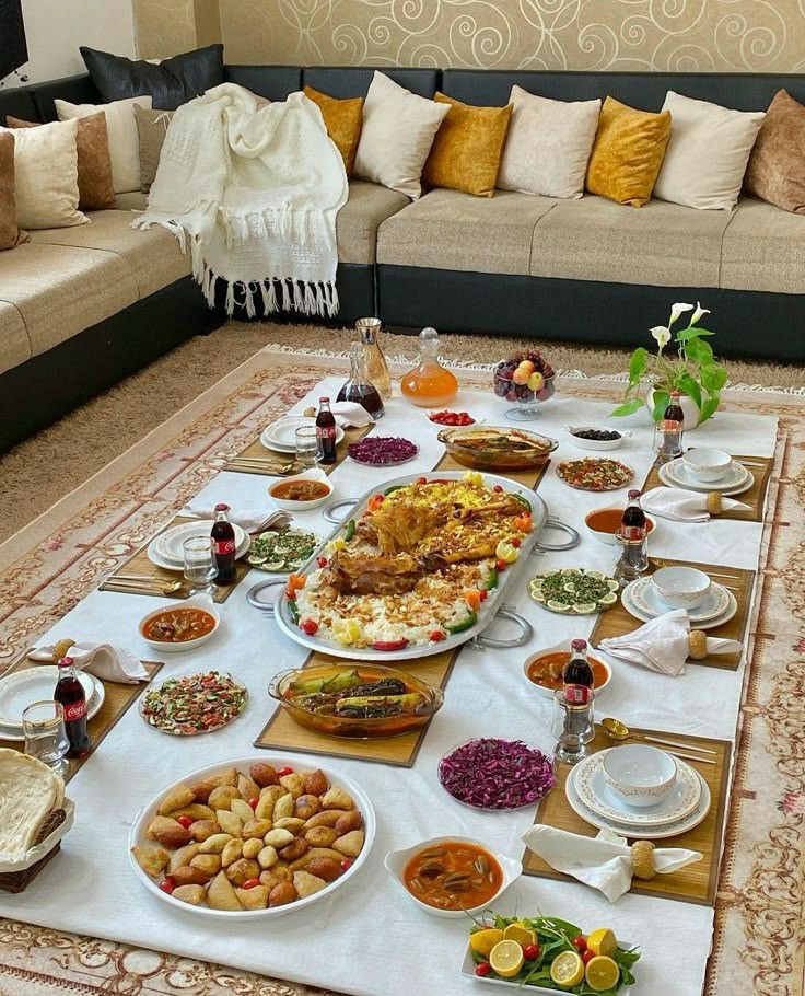 چیدمان  میز شام لاکچری