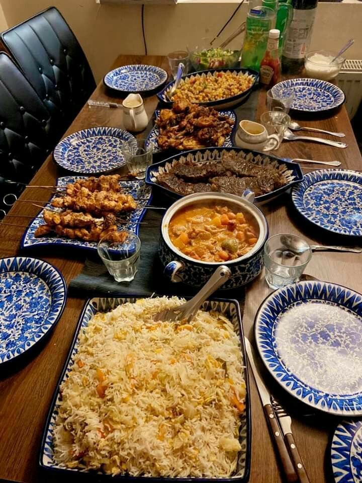 چیدمان  میز شام لاکچری