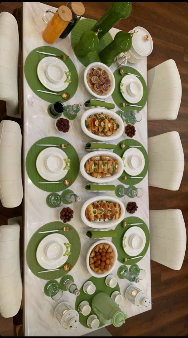 چیدمان  میز شام لاکچری