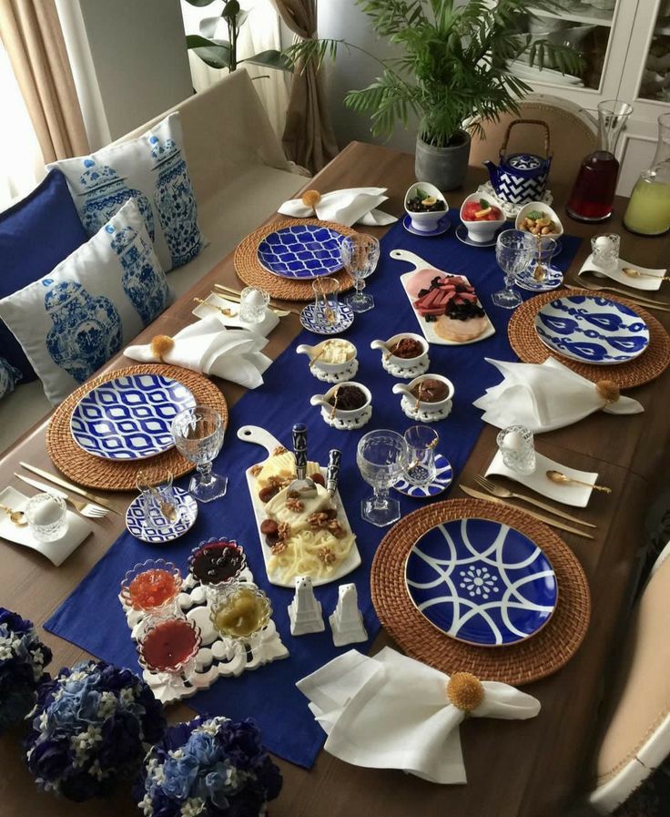 چیدمان  میز شام لاکچری