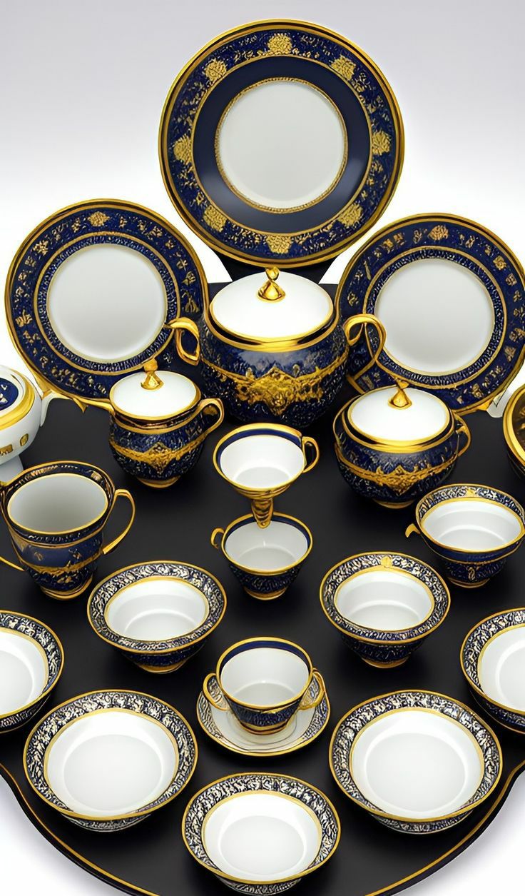 سرویس چینی طلاکوب