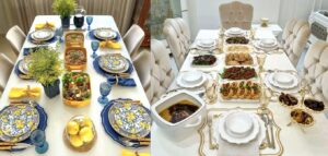 میز شام لاکچری