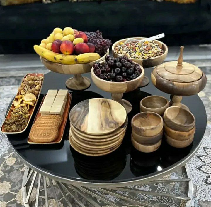 ظروف پذیرایی چوبی