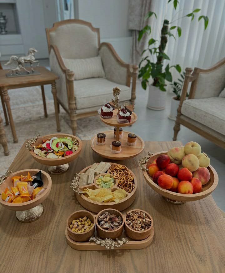 ظروف پذیرایی چوبی