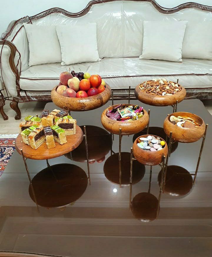 ظروف پذیرایی چوبی