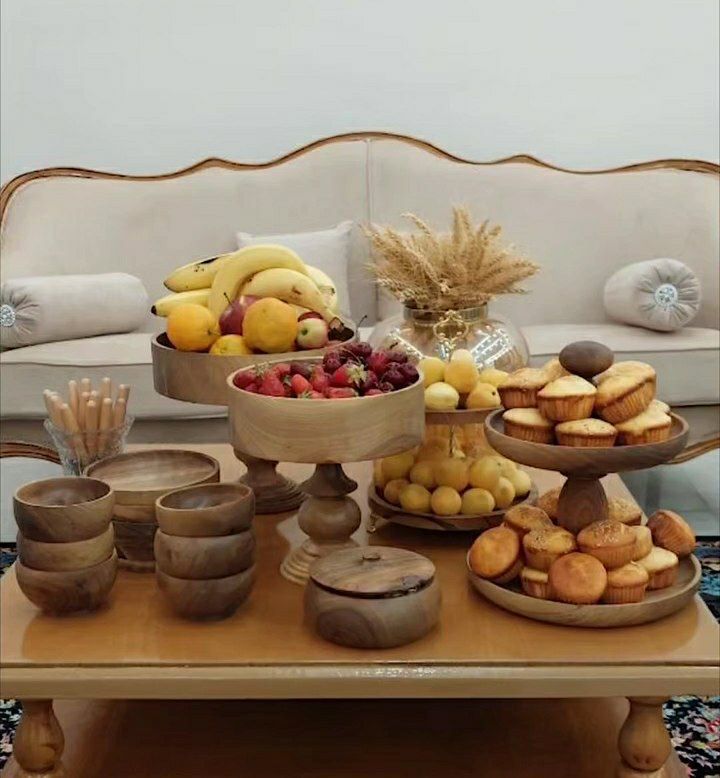 ظروف پذیرایی چوبی