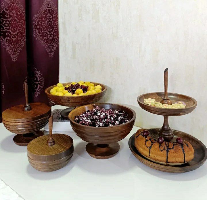 ظروف پذیرایی چوبی