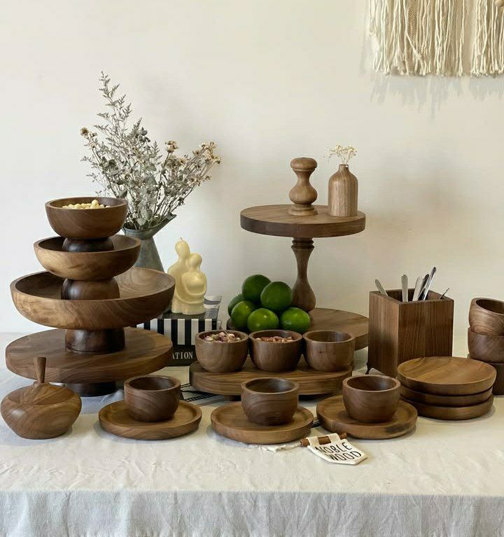 ظروف پذیرایی چوبی