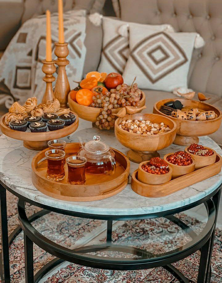 ظروف پذیرایی چوبی