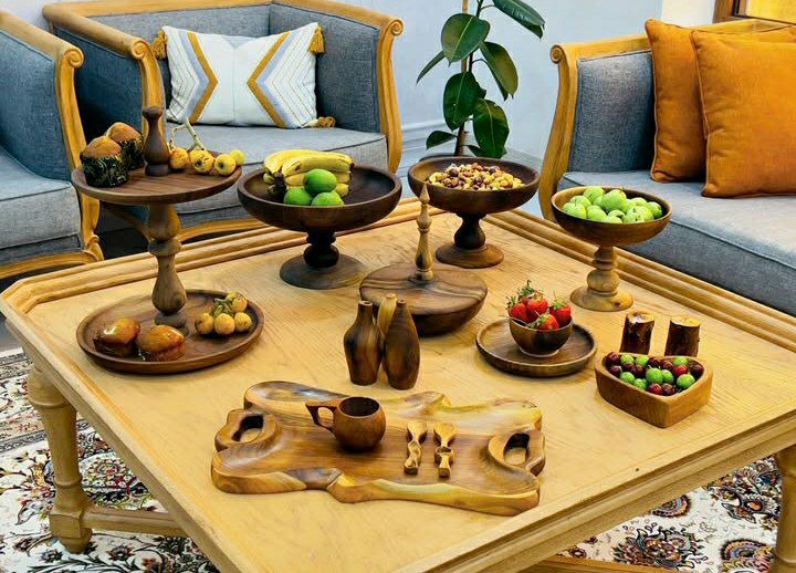 ظروف پذیرایی چوبی