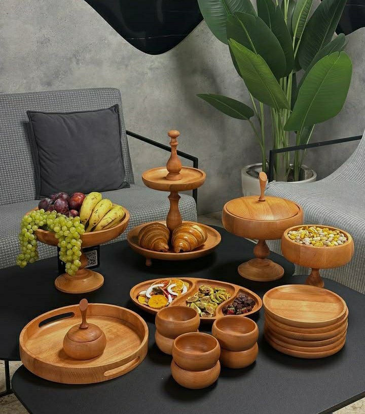 ظروف پذیرایی چوبی