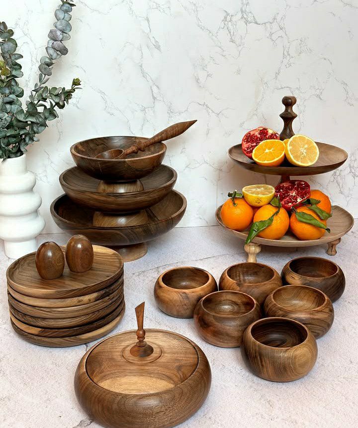 ظروف پذیرایی چوبی