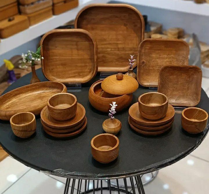 ظروف پذیرایی چوبی