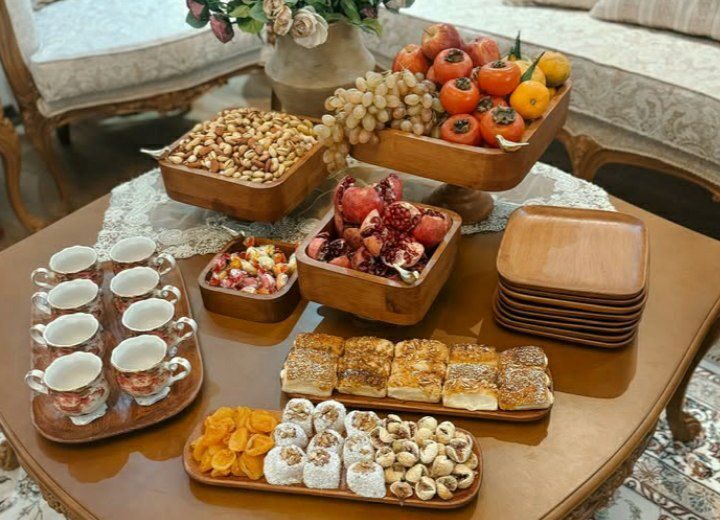 ظروف پذیرایی چوبی