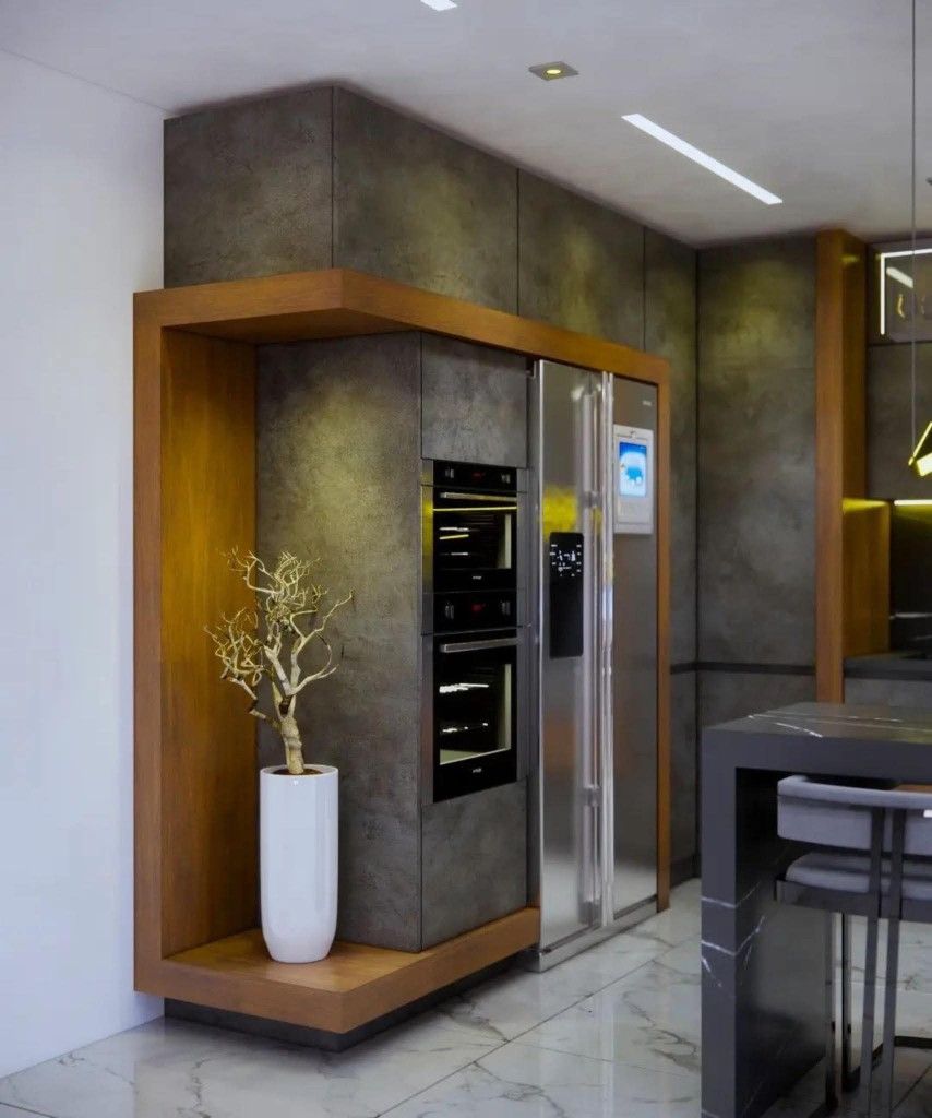 کابینت، دکور و شلف یخچال