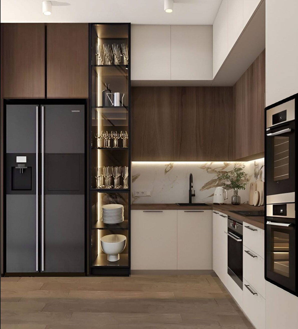 کابینت، دکور و شلف یخچال
