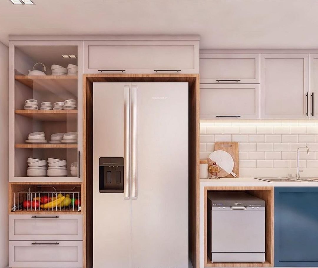 کابینت، دکور و شلف یخچال