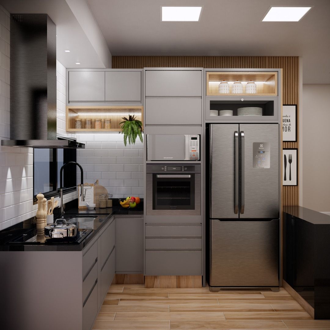 کابینت، دکور و شلف یخچال
